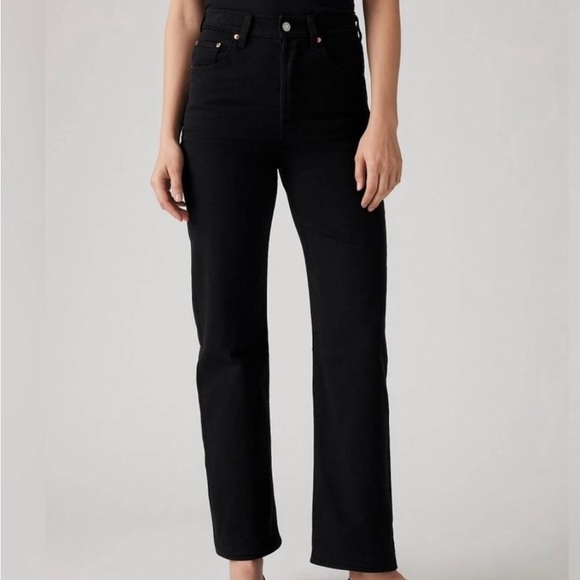 Levi's Denim - Levi’s Ribcage Straight Jean Black